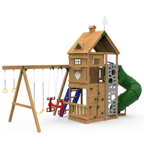 Playstar Ridgeline Gold Outdoor Playset Rear View