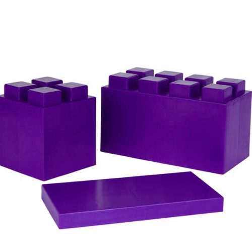 PurpleSingleColorJumboInterlockingBlocks 1