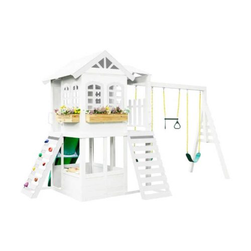 Reign_Two_Story_Playhouse_with_swingbeam_white