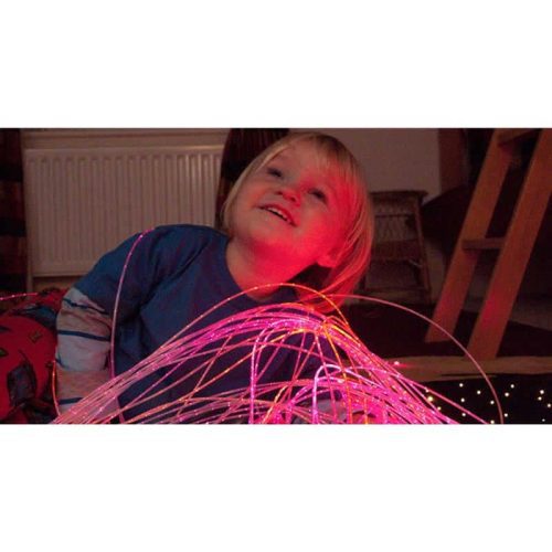 SensoryLightSidesparkleFiberOpticStrandswithkid 1 min