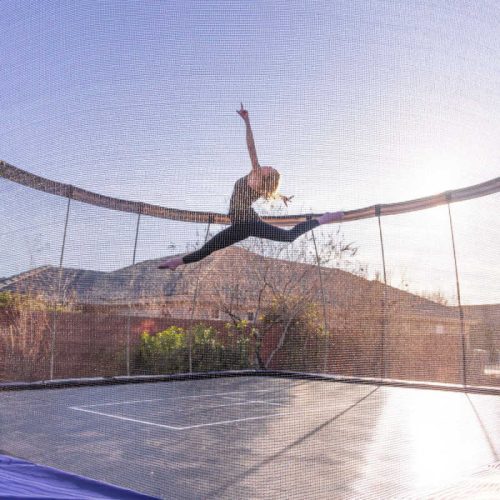 SkywalkerTrampoline s15 PremiumSquareTrampoline LMG SPTCS1515withgirljumping 1 min