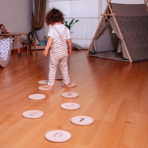 balance beam and stepping stones set kidodido 12