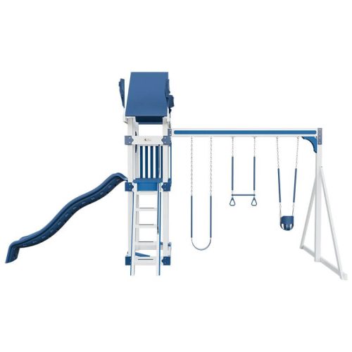 base camp 35 vinyl playset white blue front