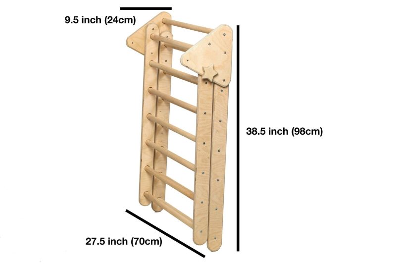 climbing triangle with tent cover mat ramp kidodido 12