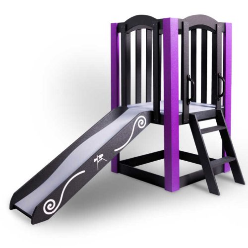 Indoor Outdoor slide Playset in purple