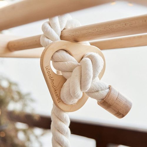 indoor jungle gym rope knot