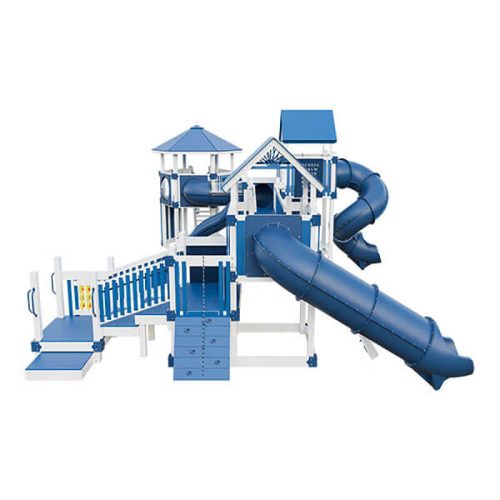 junior power play vinyl playground set white blue right