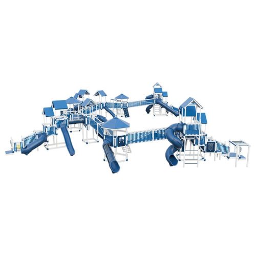 mighty adventure commercial playground equipment white blue left