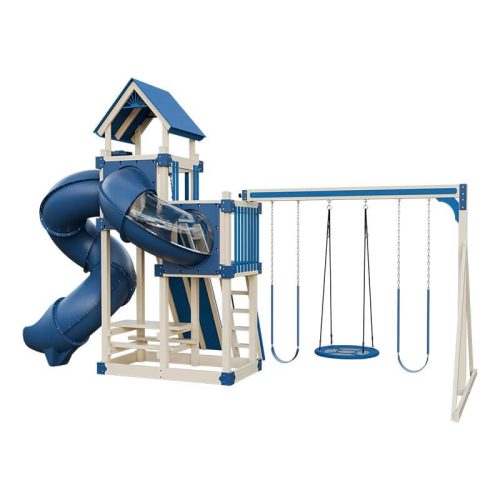 super 48 turbo vinyl playset almond blue back right