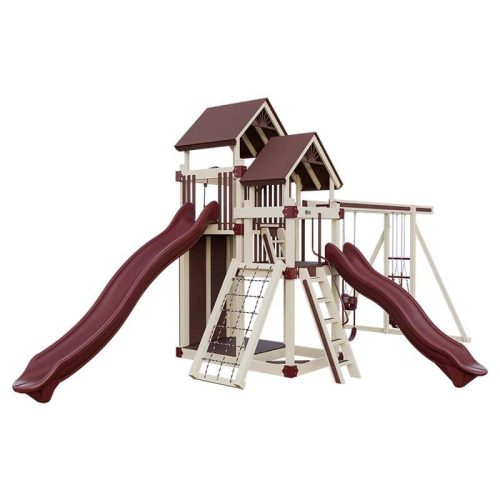 super 59 adventure vinyl playset almond red front left