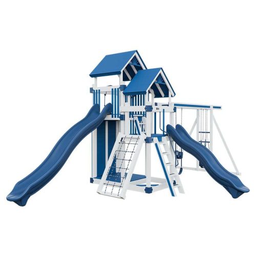 super 59 adventure vinyl playset white blue front left