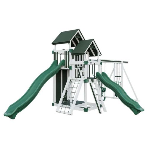 super 59 adventure vinyl playset white green front left