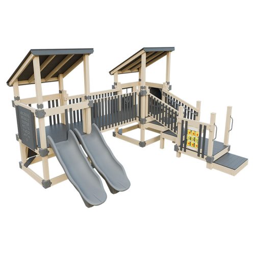 tiny_fun_quest_preschool_playground_almond_gray_front_left