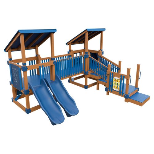 tiny_fun_quest_preschool_playground_chestnut_wood_blue_front_left