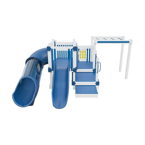 tiny island preschool playground white blue front