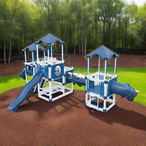 tiny town preschool playground white blue back right 1 min