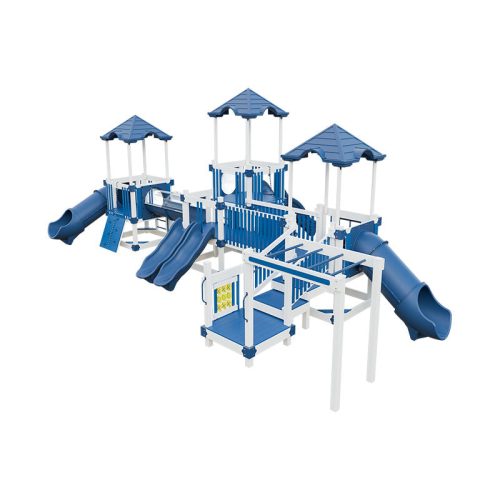 tiny town preschool playground white blue front right